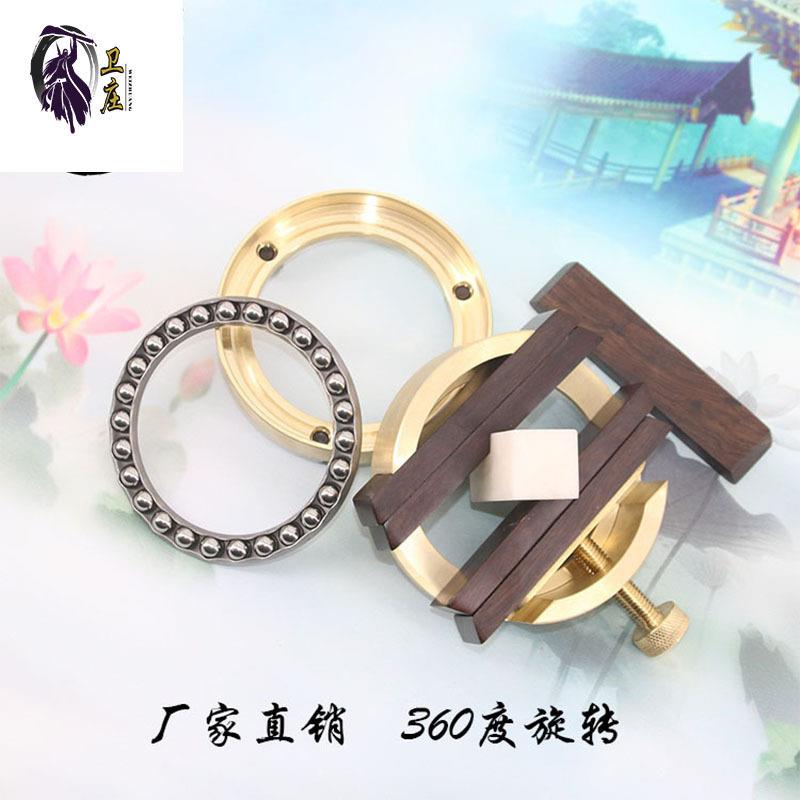 新款厂家小号单头铜旋转印床篆刻铜印床圆形刻床夹具印章印床