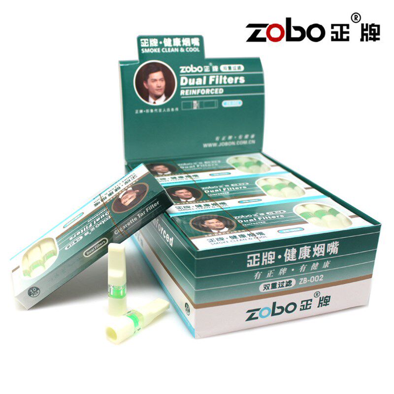 正品正牌1c20个装象牙色抛弃型烟嘴ZB-002 一次性过滤烟嘴三重过