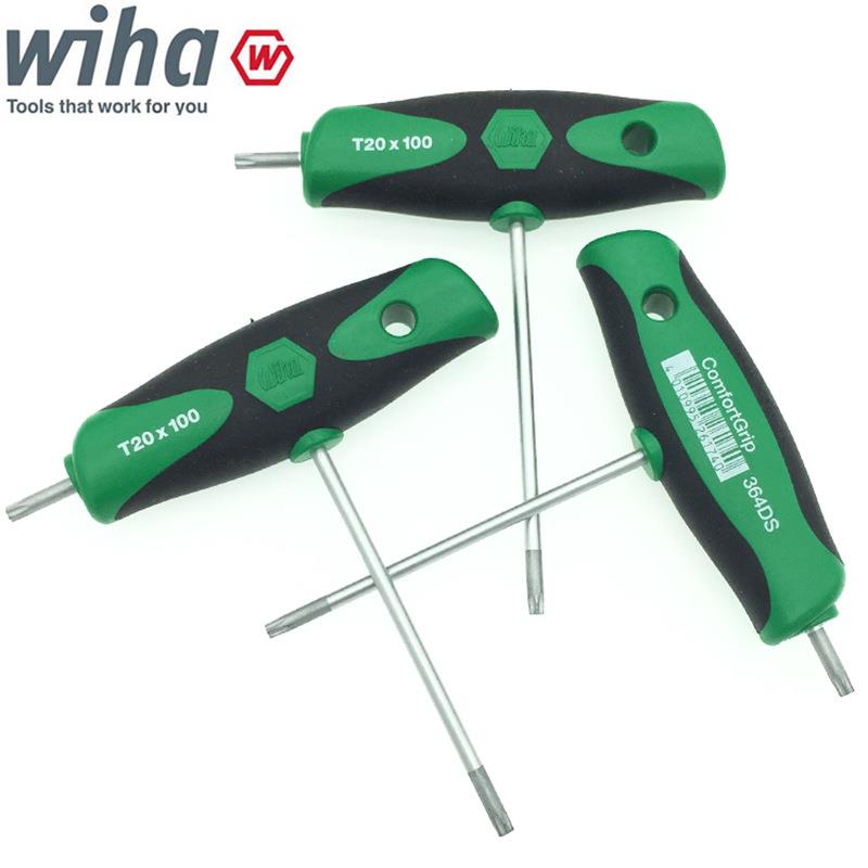 德国wiha威汉T型星型扳手进口两用两头六角梅花扳手 364DS T10T15
