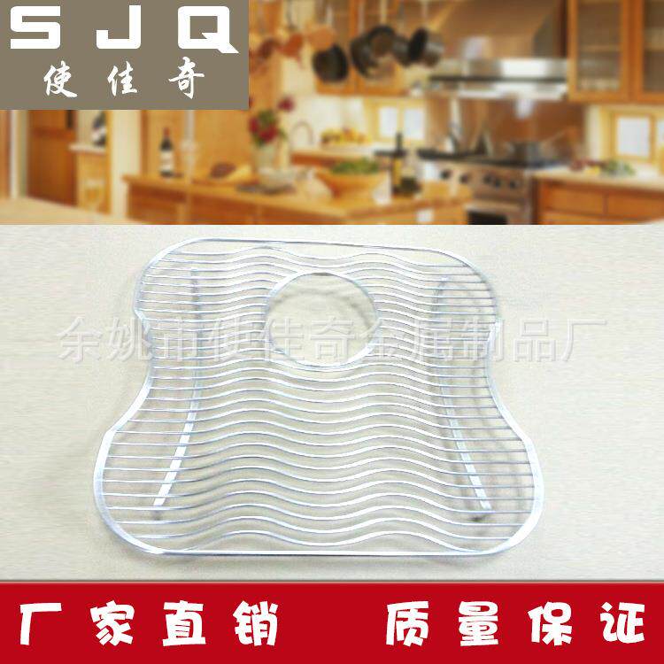 厂家不锈钢收纳篮 厨房浴室挂件挂篮 置物篮 沥水篮