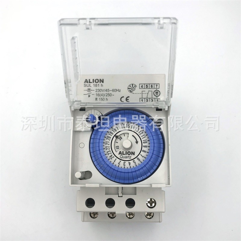 安良ALION 机械式定时器 SUL181h 停电记忆24小时 Z时控带电池