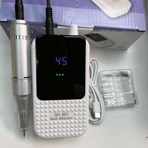 希妹美甲801打磨机静音王电动蓄电抛光卸甲家用小型打磨指甲机器