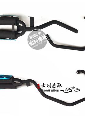 迷你摩托车配件 迷你小跑中跑排气管 消声器 4冲改装双排 排气管