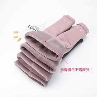 女童三层加厚棉裤冬季儿童加绒加厚打底裤外穿一条过冬女宝宝长裤