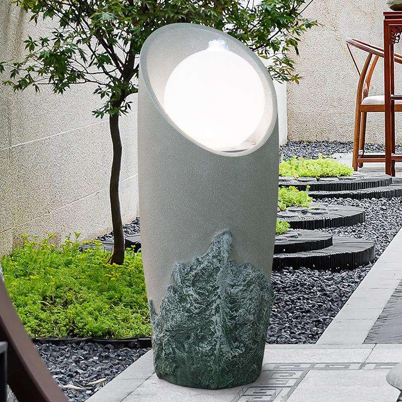 欧式流水摆件现代轻奢流水家居客厅循环喷泉招财风水球办公室送礼