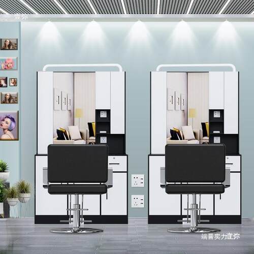 快剪理发店设备全套 吸发器 速剪柜 剪发柜 镜台 理发店