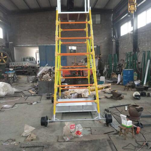 供应4800mm-5400mm接触网悬挂调整梯车 铁路接触线检修作业车