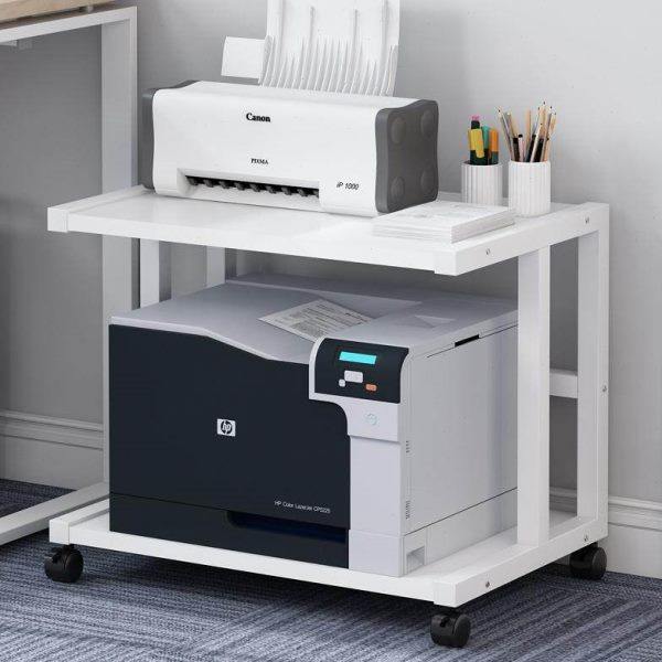 落地两层可移动打印机置物架家用公桌面上多功能收纳复印整理架,收纳整理,书桌收纳置物架,淘宝优惠券,粉丝福利购,淘宝优惠卷