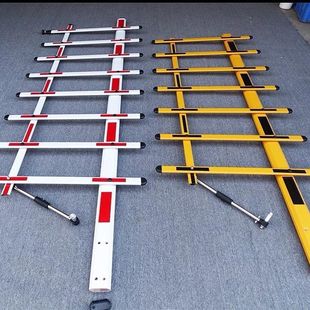 停车场八角道闸杆铝合金栏车杆小区门禁升降起落杆直杆挡车栅栏杆