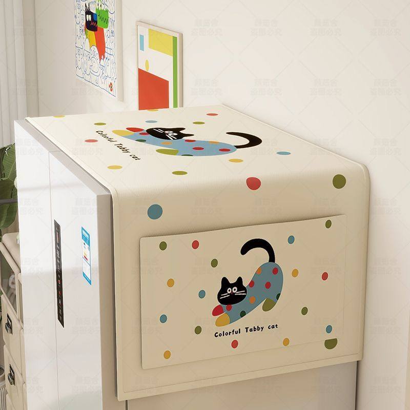 散热冰箱防尘罩防尘盖布滚筒洗衣机口袋收纳双开门微波炉盖巾防烟,收纳整理,收纳箱,淘宝优惠券,粉丝福利购,淘宝优惠卷