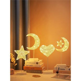 马年LED小彩灯台灯ins少女心布置房间卧室网红宿舍浪漫装饰夜2026