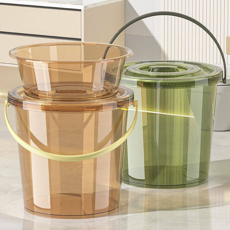 甲东里加厚透明储水桶洗衣洗澡手提桶学生宿舍大圆桶家用带盖桶盆,家庭/个人清洁工具,水桶,淘宝优惠券,粉丝福利购,淘宝优惠卷