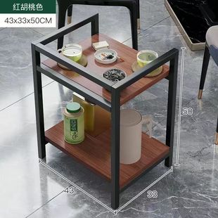 麻将桌茶几茶水架棋牌室专用茶桌可移动麻将桌旁简约小边几置跨 2