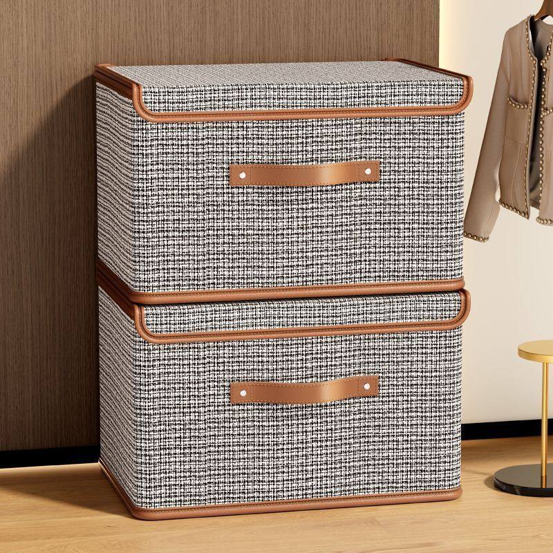 收纳箱家用布艺大小号有盖收纳盒折叠衣柜衣服储物箱子宿舍被子用,收纳整理,收纳箱,淘宝优惠券,粉丝福利购,淘宝优惠卷