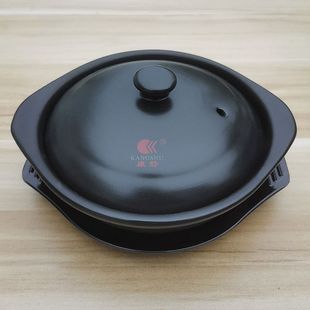 浅砂锅黄焖鸡米饭专用小砂锅明火耐高温商用煲仔饭米线锅浅锅