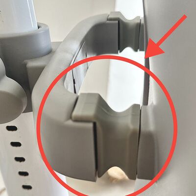 学习椅靠背配件适配爱果乐儿童椅学习椅配件博士有成黑白调配件