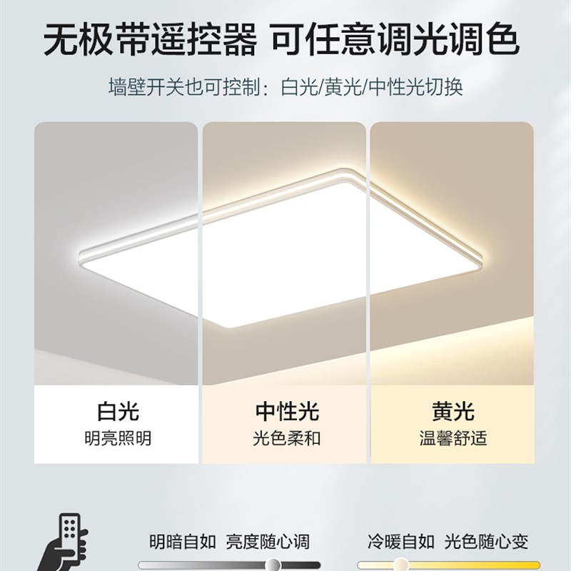 家用客厅大灯吸顶灯2024新款大厅主卧室P吊灯具现代简约大气办