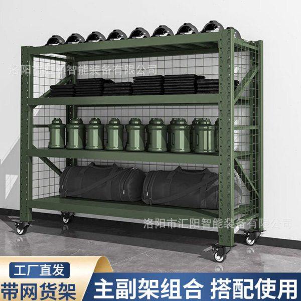 农用工具架子铁锹铁锨军绿色盾牌货架装备库仓储器材存放架锹镐架,商业/办公家具,仓储货架,淘宝优惠券,粉丝福利购,淘宝优惠卷