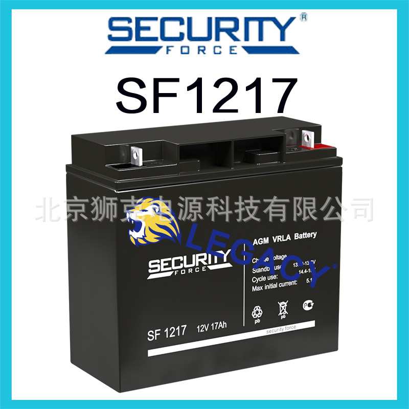 Security蓄电池SF1212 12V12AH应急设备  移动系统  备用电源电池