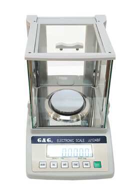 双杰G&G电子分析天平JJ324BF 万分之一内校天平320g/0.1mg