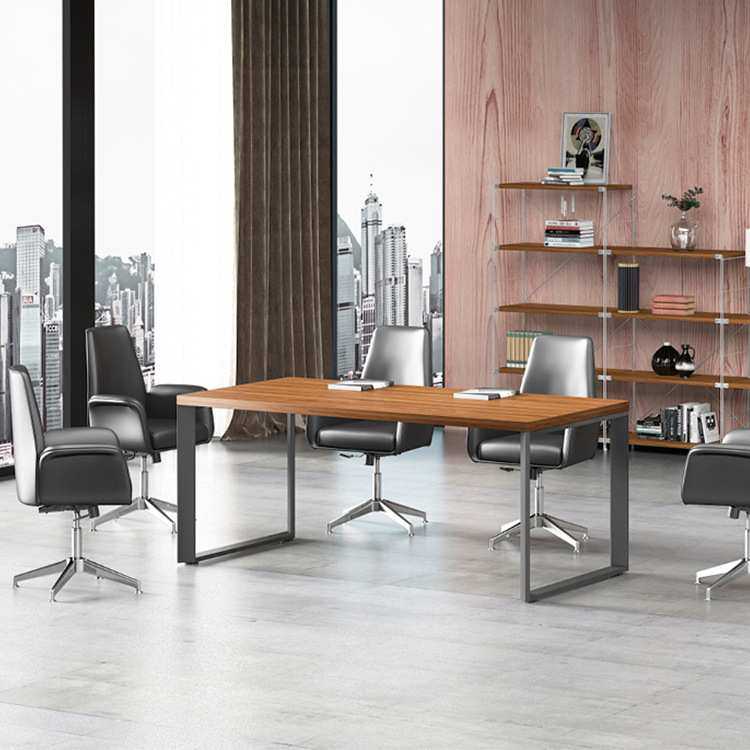 办公室家具长条桌简约现代职员洽谈桌多人会议桌椅组合 会议桌