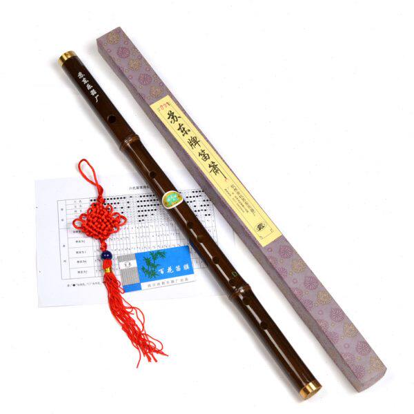 送紫竹81口  +笛一笛膜铜笛0节 中国结苏东笛