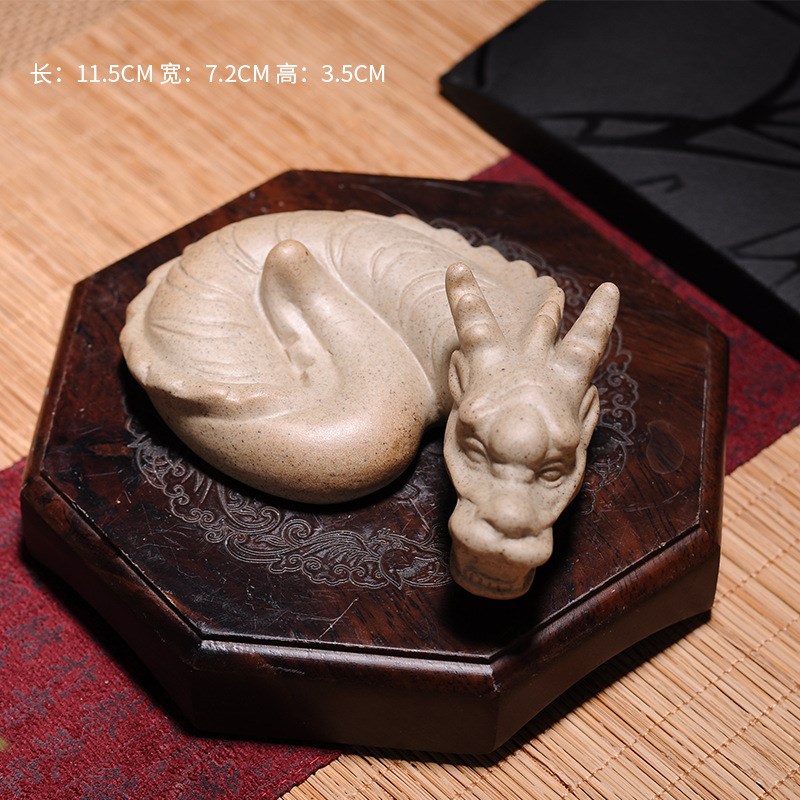 花宠桌面禅意f迷你小摆件陶瓷茶宠创意花盆微景观盆景造景装饰品