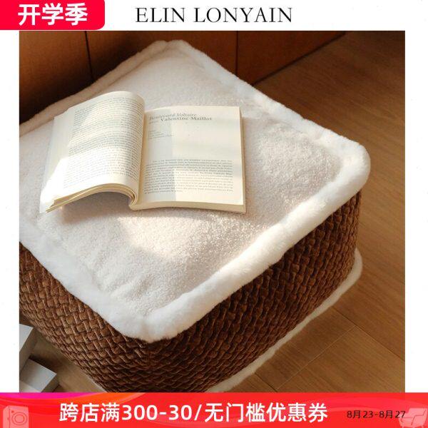 珑衍家居咖色进口绗缝坐墩蒲团客厅地上看书豆袋懒人沙发榻榻米