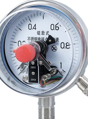 式耐高温.6助开关磁MpaBF0电接点压力表控制器蒸汽10XC Y1不锈钢