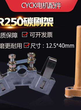 刷总成Z50碳刷  -4012250架尺寸* Ymm5杆 Y.*R架Z电机碳刷R250