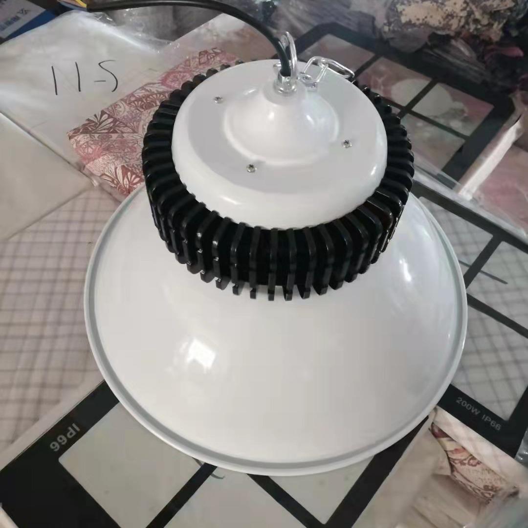 鳍片led工矿灯厂房吊灯工厂车间照明仓库100W150W200W节能省电