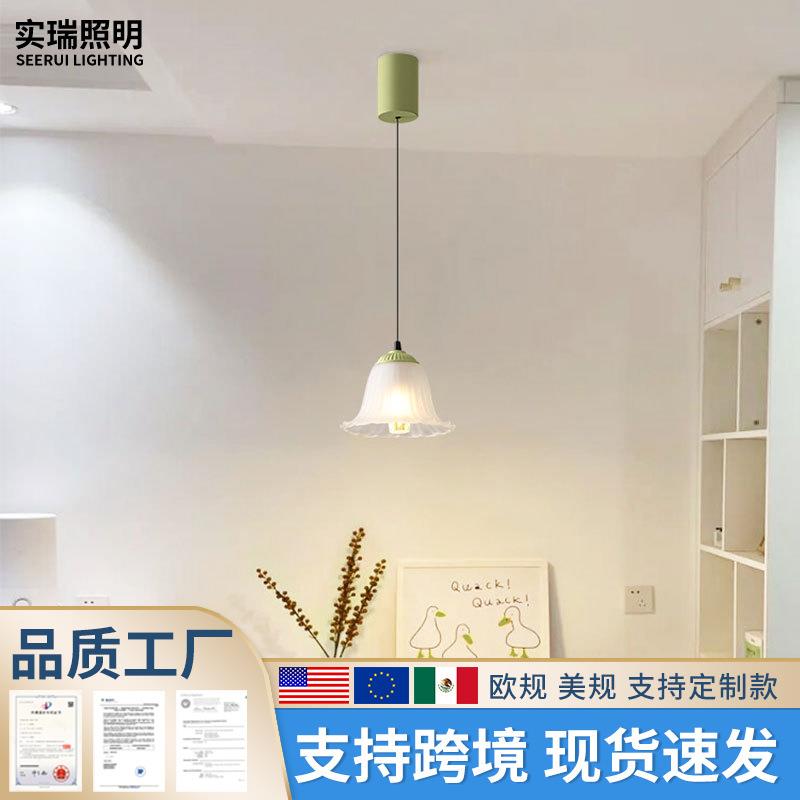 北欧现代简约创意个性餐厅吊灯法式复古文艺三头餐桌吧台吊线灯具