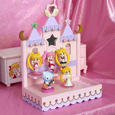 swimmer城堡首饰收纳盒 木质少女心宿舍桌面装饰饰品收纳柜整理柜