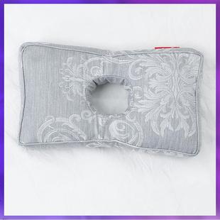 ⇘TUF4单孔耳枕护耳荞麦壳老人枕头仿古枕枕芯不压耳朵耳蜗带孔