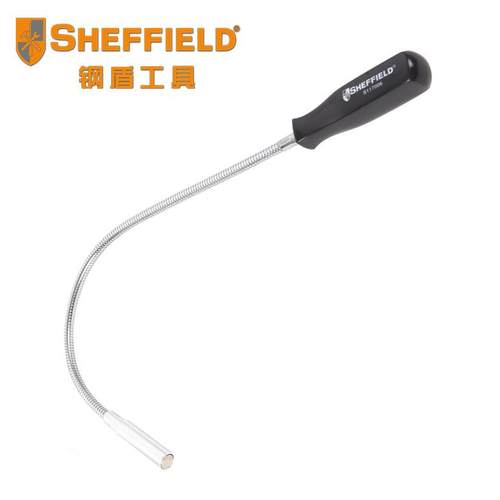 钢盾工具可弯式磁性捡拾器450mm任意角度强磁力拾取器汽保拾取器