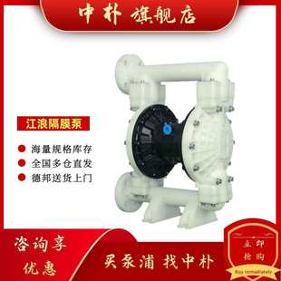 江浪气动隔膜泵RV64311/31/88/77/99 6L411 1/2寸耐腐蚀氨水泵