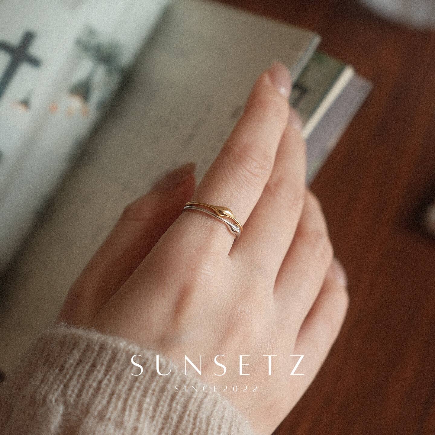 S925纯银极细素圈戒指女小众设计图片