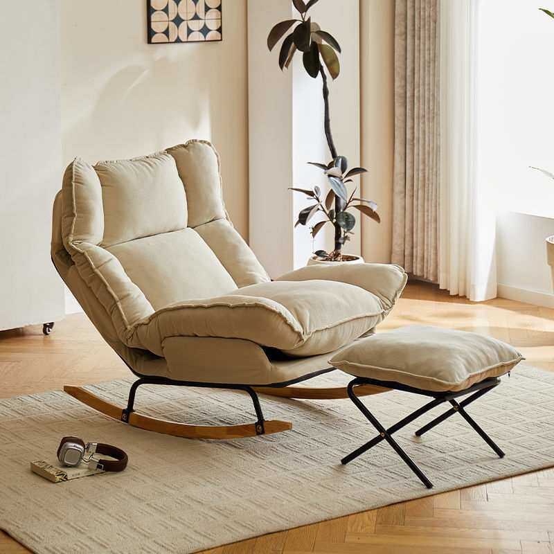 懒人摇摇沙发阳台家用休闲摇椅大人躺椅沙发椅单人客厅轻奢成人