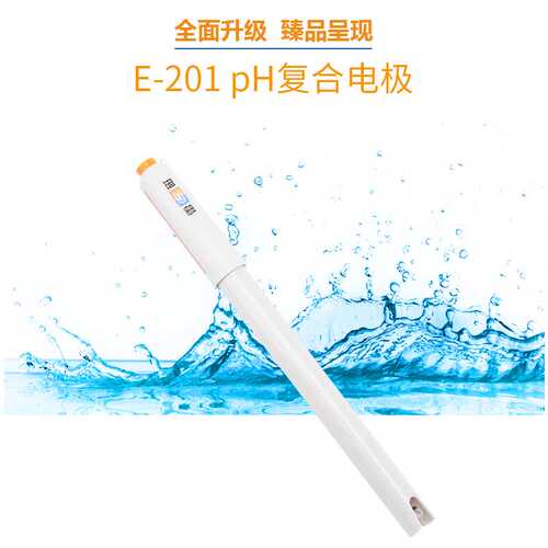 pH复合电极E-201-C-F酸度计E-301-F可充式ph计探头实验室