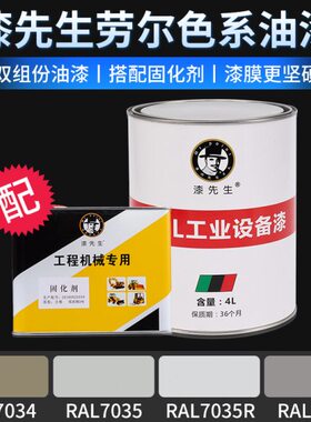 劳尔RAL7034/7035/7035R/7036 黄灰/浅灰色/铂灰威图机柜专用油漆