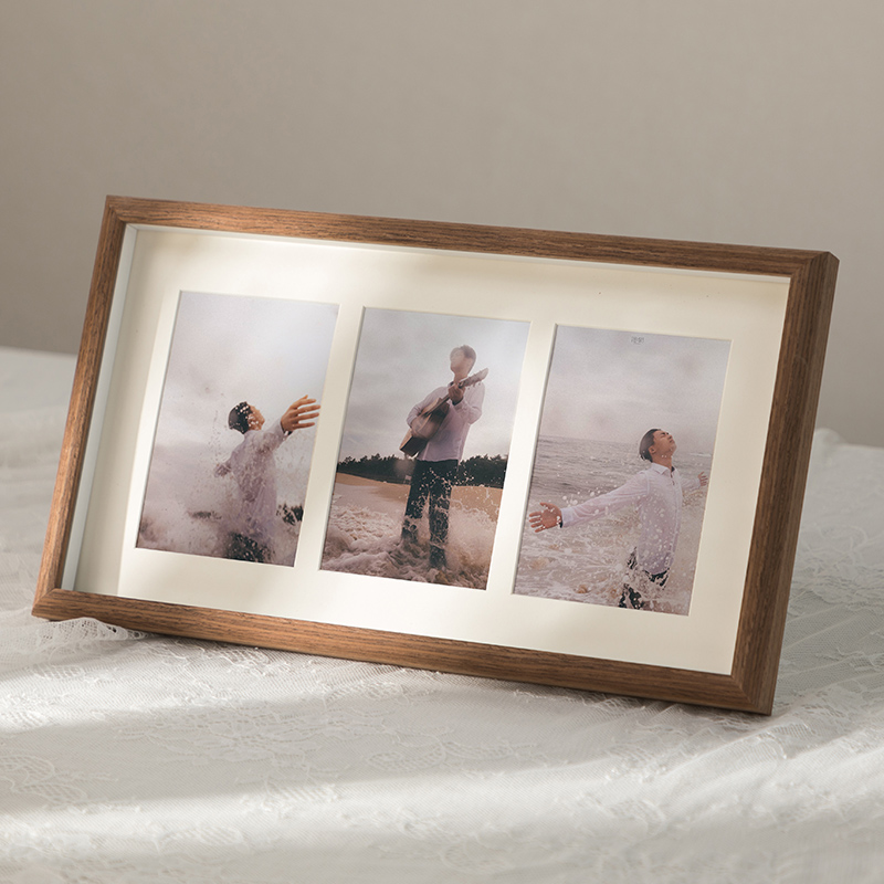 洗照片打印加相框摆台6s寸创意照片组合做成三连四联四宫格框定制