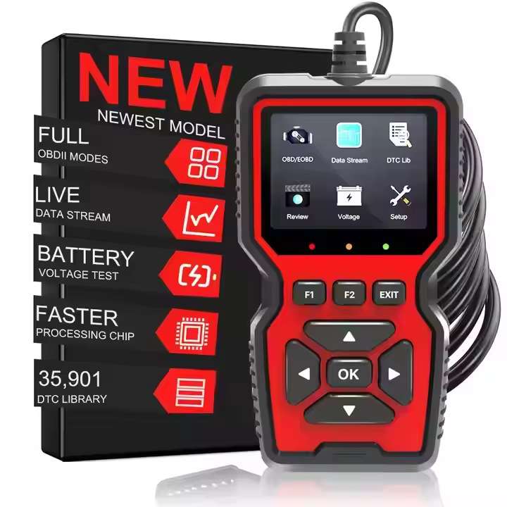 外贸V519OBD2随插随用汽车发动机故障诊断仪多语言读码器仪表