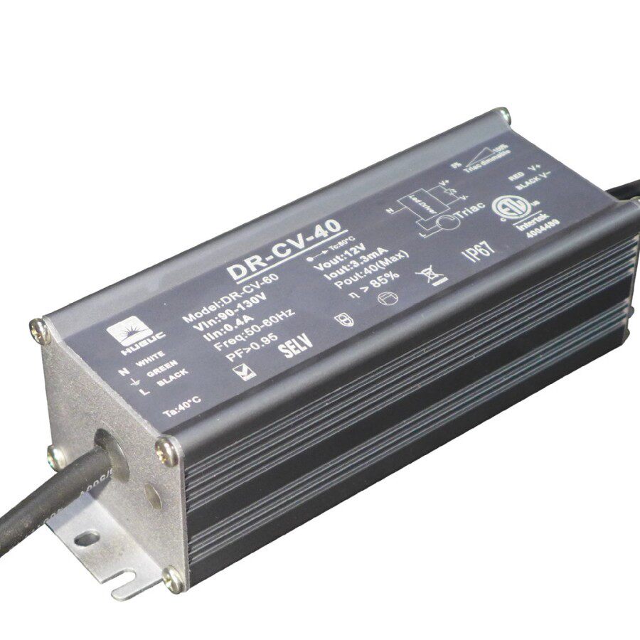 厂家直销100W防水IP67室外灯具调光电源相位调光led驱动