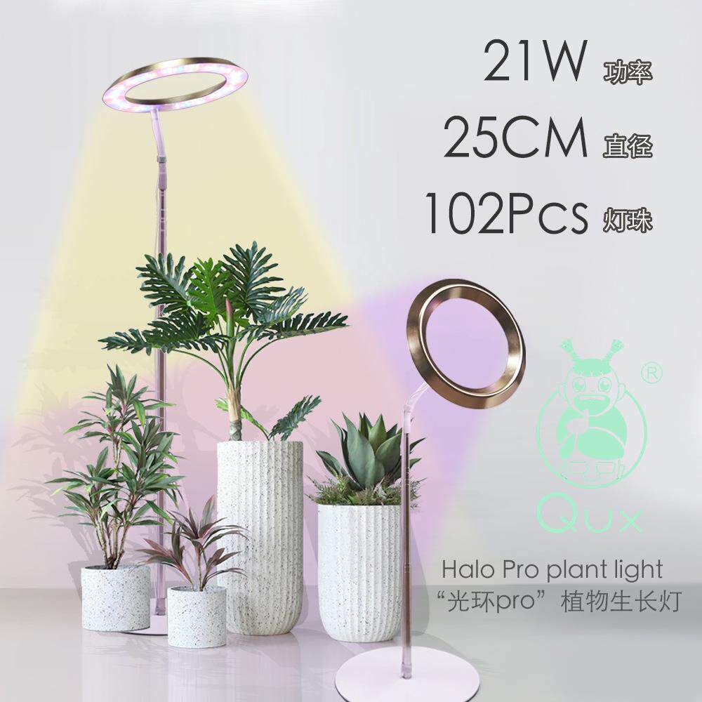 植物生长灯10寸25cm直径21W可调光光环植物灯pro室内大型补光灯