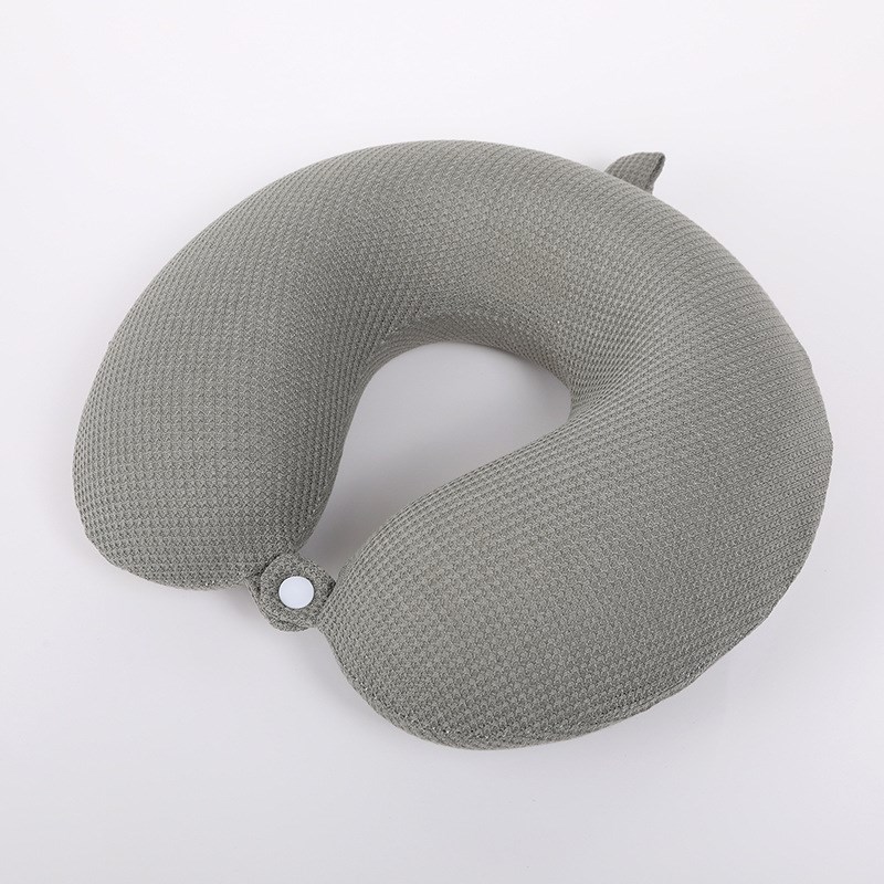 供应慢回弹记忆海绵枕头枕芯护颈椎D按摩学生飞机旅行枕U型枕裸心