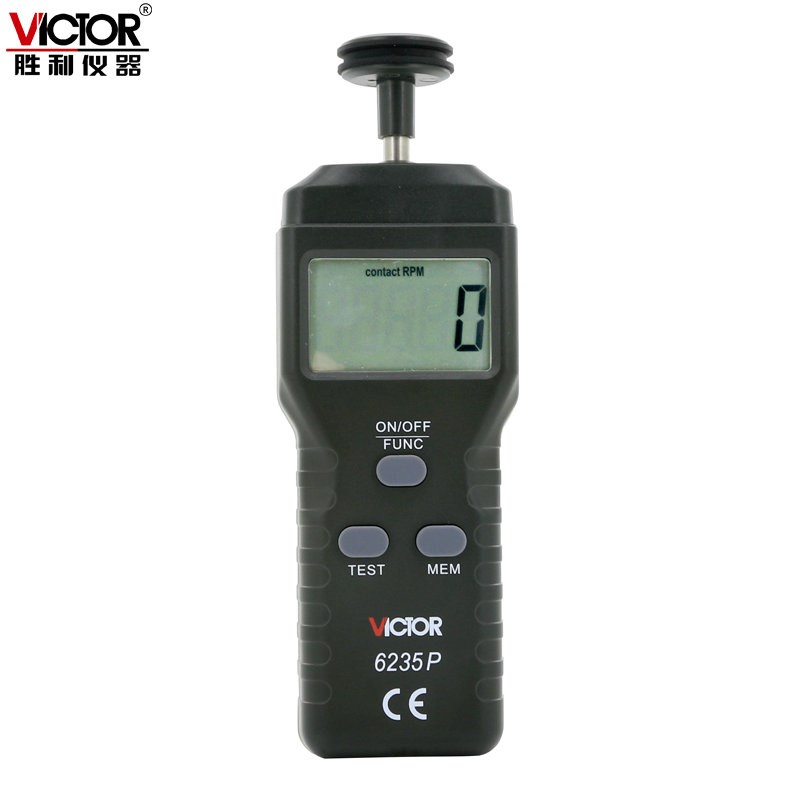 胜利仪器 接触式转速表 VC62K35P测速表 测速仪