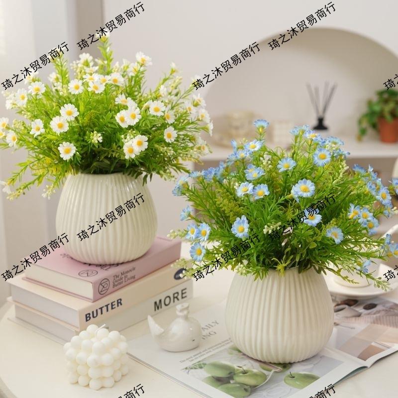 假花盆栽牡丹花摆件花艺花装饰花干花客厅餐桌花摆花摆设