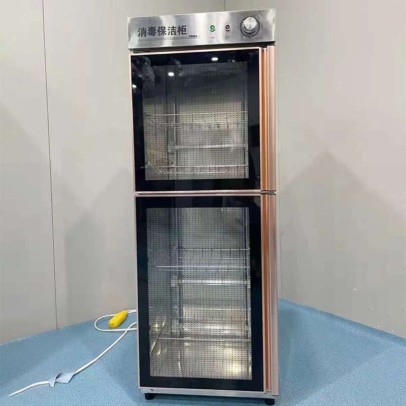 现货销售热风循环商用消毒柜 单双开门不锈钢餐具消毒柜学校食堂