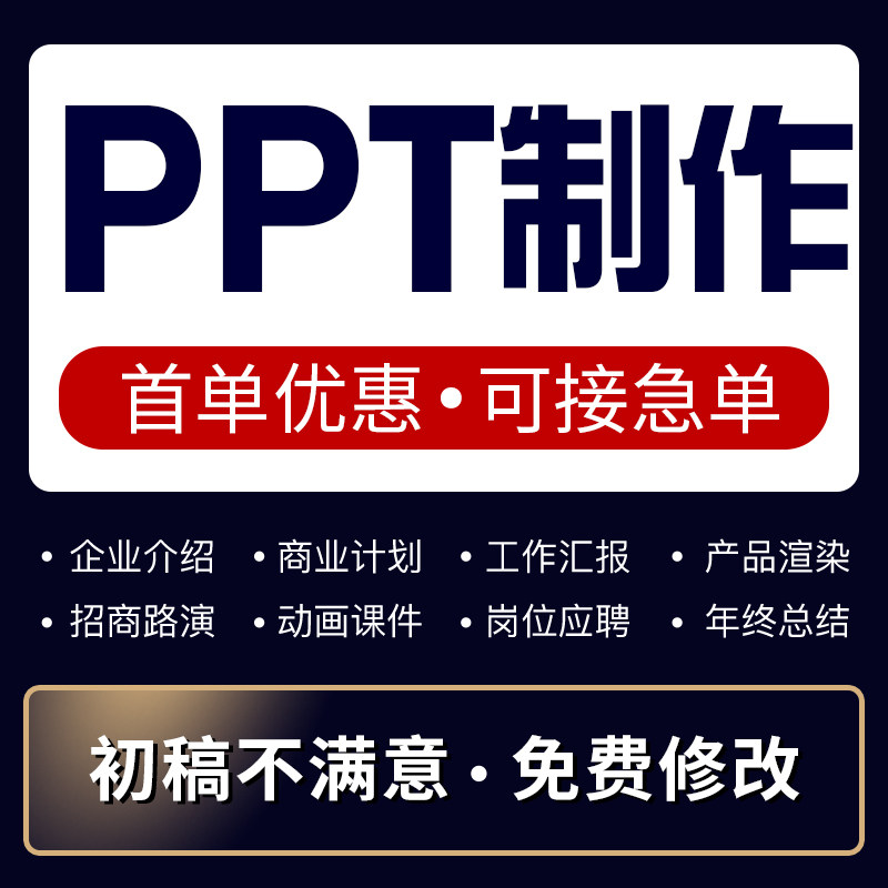 ppt制作代做美化修改课件排版企业宣传幻灯片讲述职汇报工作总结图片
