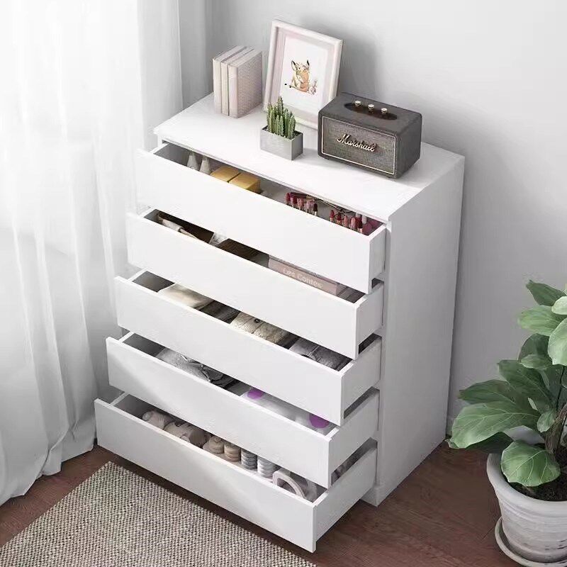 斗柜卧室收纳柜家用床头柜靠墙五斗柜简约小户型抽屉置物柜储物柜